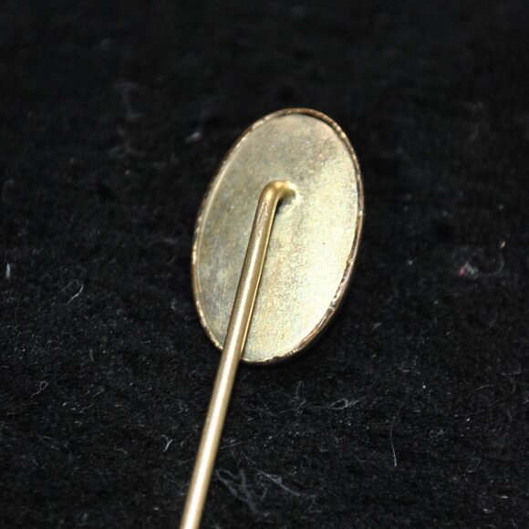 Antique Horton, Angell & Co. Engraved Edwardian Gold-filled Stick / Tie Pin - Picture 5 of 9
